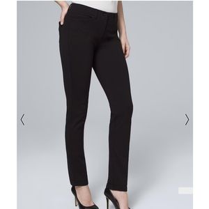 WHBM Black Ponte Dress Pants